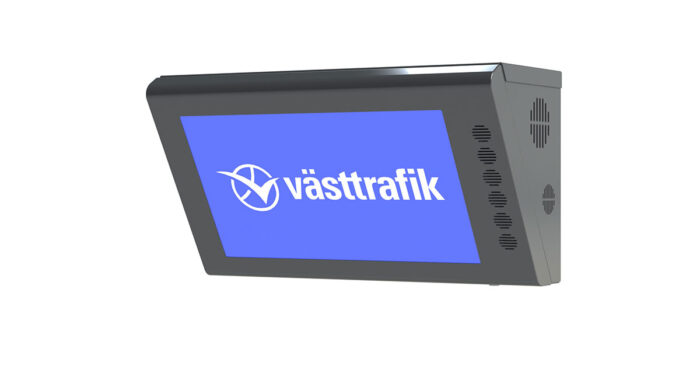 DSP24-digital skylt kollektivtrafik